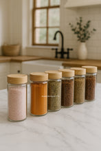 Load image into Gallery viewer, Nara bamboo screw lid jar