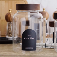 Load image into Gallery viewer, Custom Pantry Labels BLACK (6x8.5)