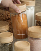 Load image into Gallery viewer, Nara bamboo screw lid jar