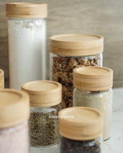 Load image into Gallery viewer, Nara bamboo screw lid jar