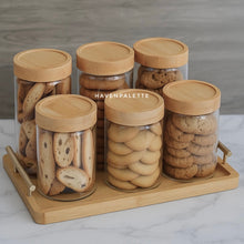 Load image into Gallery viewer, Nara bamboo screw lid jar