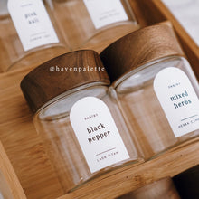 Load image into Gallery viewer, Custom Pantry Labels ARCH (3x5)