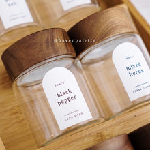 Load image into Gallery viewer, Custom Pantry Labels ARCH (3x5)