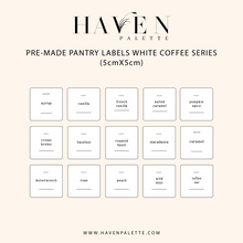 Load image into Gallery viewer, Pantry Labels (COFFEE SERIES)
