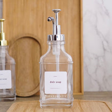 Load image into Gallery viewer, Manhattan glass bottle pump dispenser
