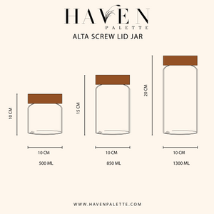 Alta Screw Lid Jar