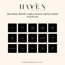 Load image into Gallery viewer, Pantry Labels (COFFEE SERIES)
