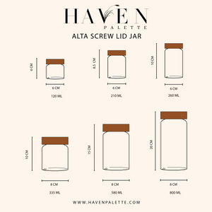 Alta Screw Lid Jar