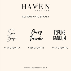 Custom Vinyl Sticker Labels